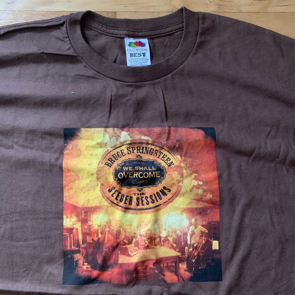 NWOT Vintage Official Bruce Springsteen 2006 Seeger Sessions US Tour Tee - XL
